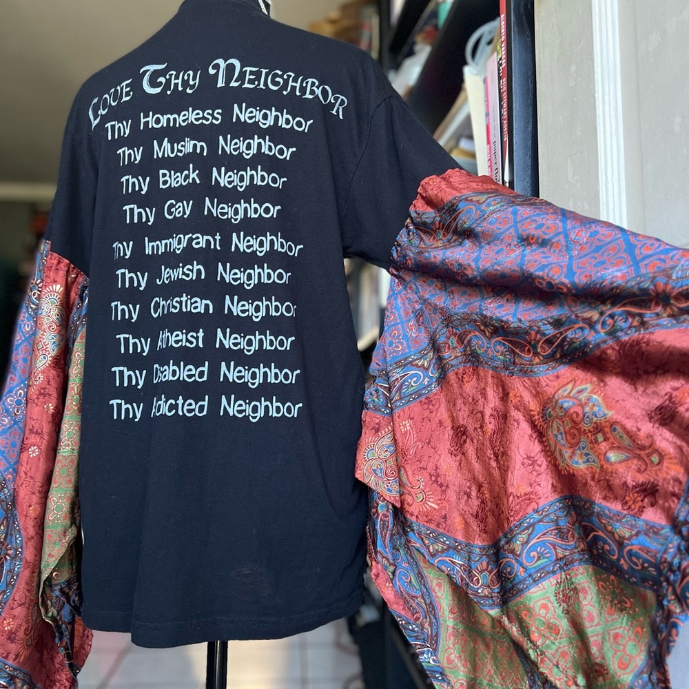 LOVE THY NEIGHBOR large tee